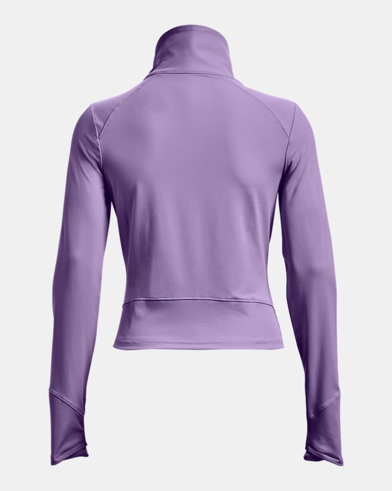 Women's UA Meridian Jacket, Purple, pdpMainDesktop image number 6